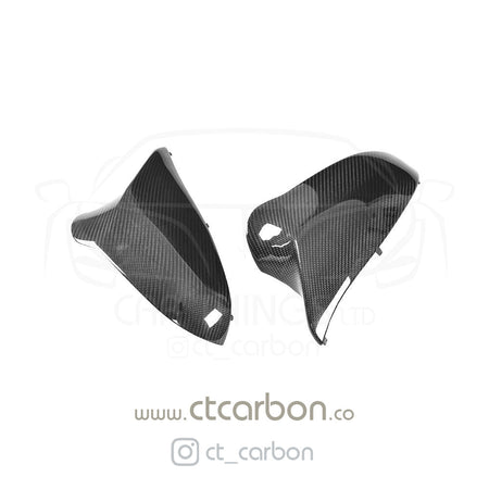 BMW F80, F82, F83, F87C M3, M4 & M2C CARBON FIBRE MIRRORS (RHD ONLY) - CT Carbon