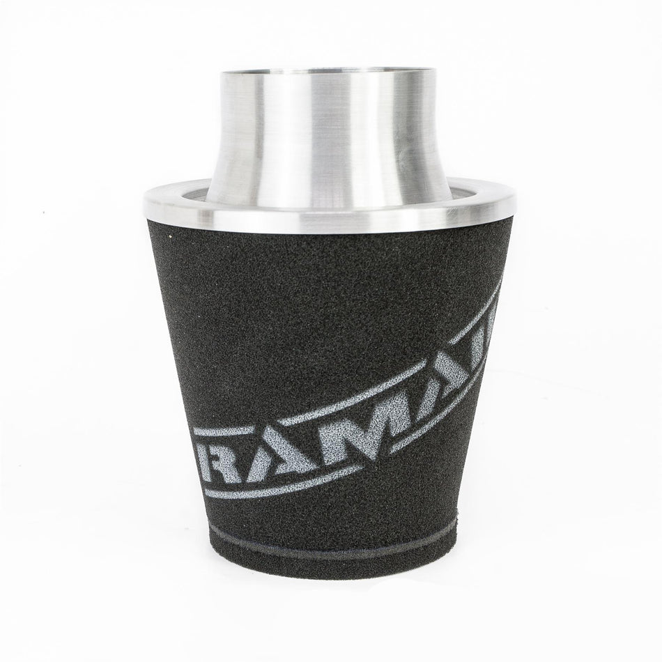 Ramair JS-102-SL 60mm OD Neck Silver Large Aluminium Base Cone Filter