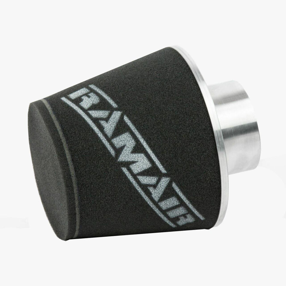 Ramair JS-109-SL 100mm OD Neck Silver Large Aluminium Base Cone Filter