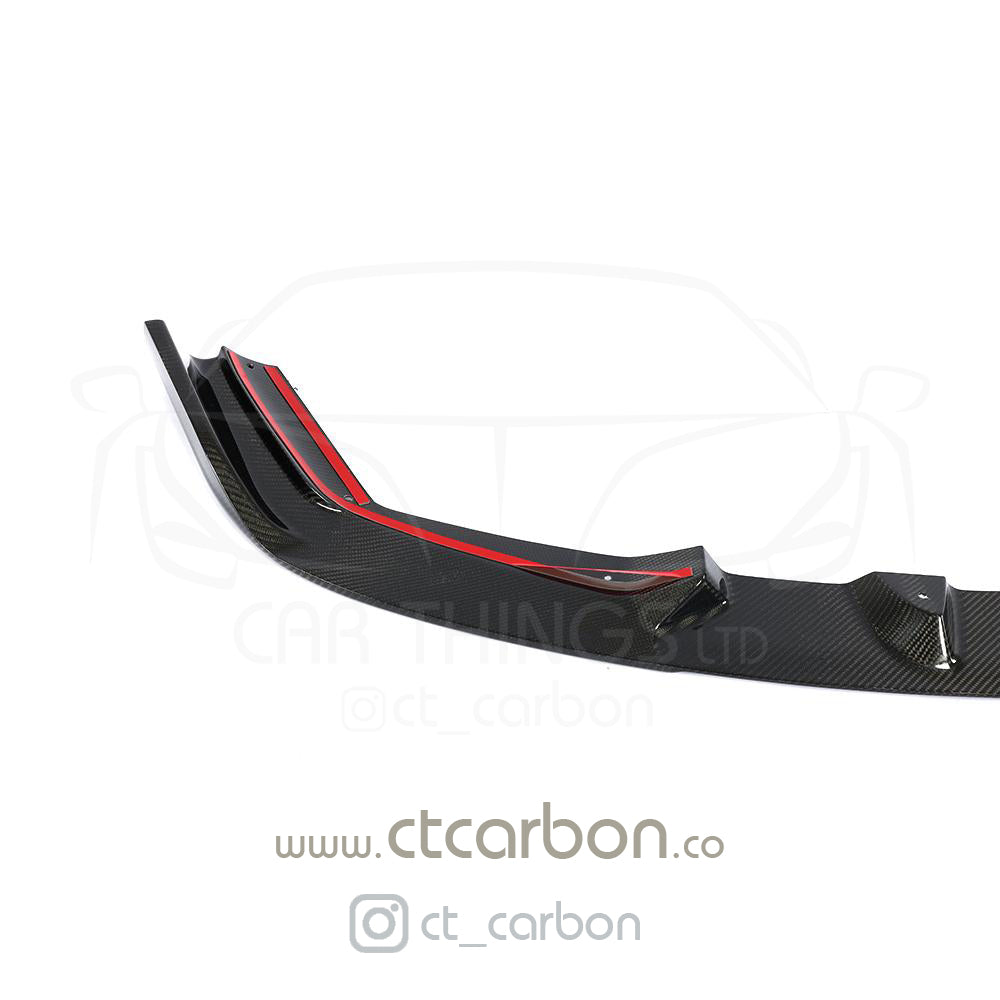 BMW M2C F87 CARBON FIBRE SPLITTER - 3D STYLE - CT Carbon