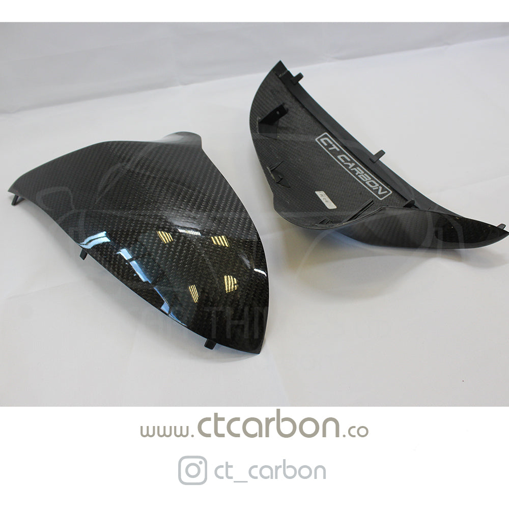 BMW F80, F82, F83, F87C M3, M4 & M2C CARBON FIBRE MIRRORS (RHD ONLY) - CT Carbon