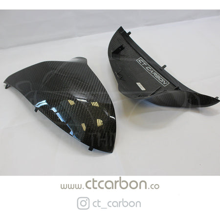 BMW F80, F82, F83, F87C M3, M4 & M2C CARBON FIBRE MIRRORS (RHD ONLY) - CT Carbon