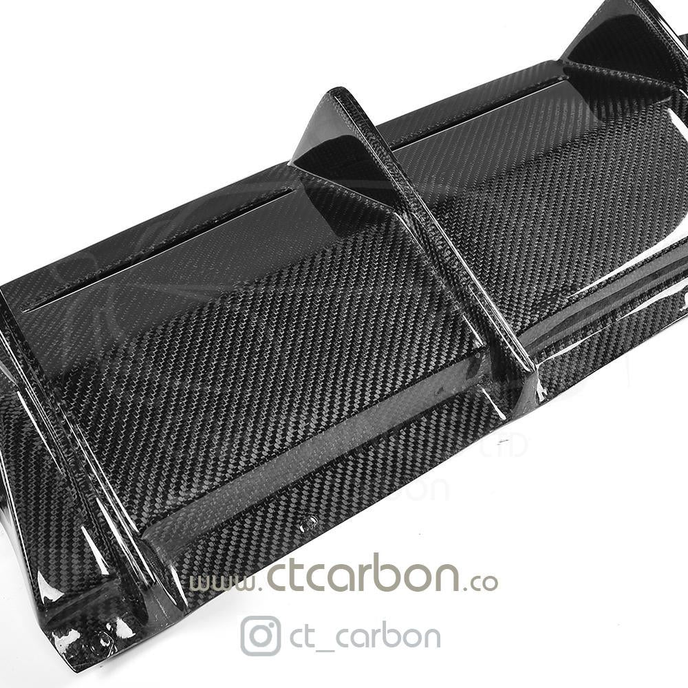 BMW M2/M2C F87 CARBON FIBRE DIFFUSER - MT STYLE - CT Carbon