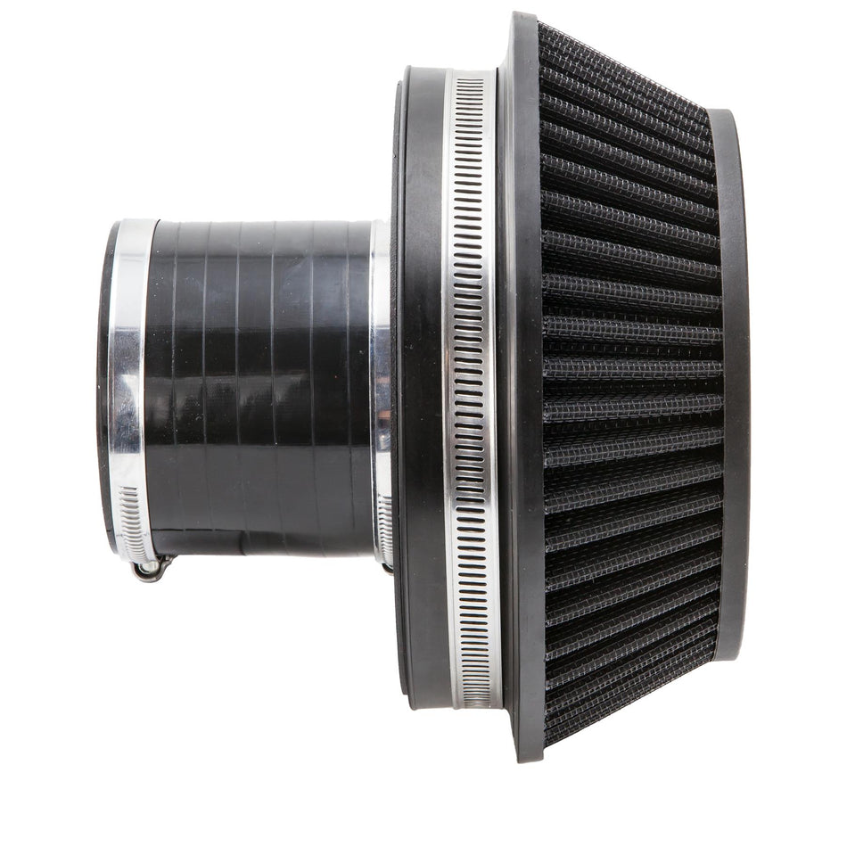Ramair PRORAM 80mm ID Neck Small Cone Air Filter with Velocity Stack and Coupling