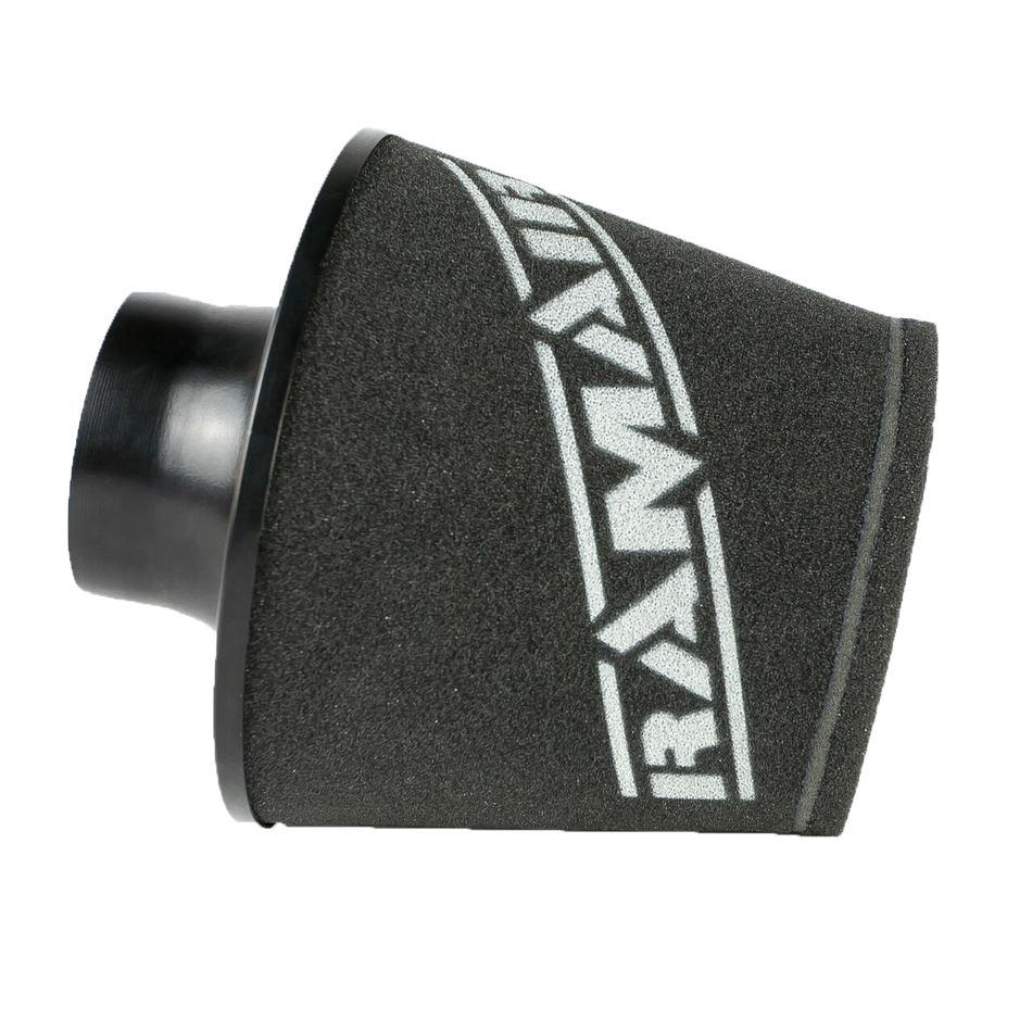 Ramair JS-090-BK 90mm OD Neck Black Large Aluminium Base Cone Filter