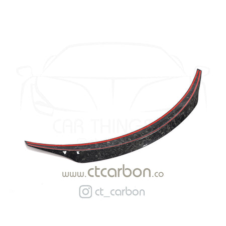 MERCEDES C63/C63S W205 COUPE FORGED CARBON SPOILER - DUCKTAIL PS STYLE - CT Carbon