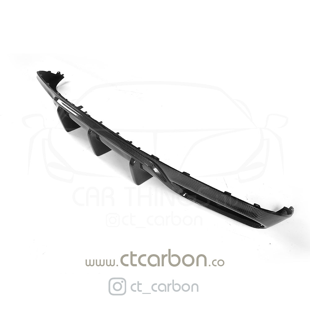 MERCEDES W205 C63 & C63 COUPE 2DR CARBION DIFFUSER - OEM+ CT STYLE - CT Carbon