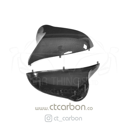 BMW F80, F82, F83, F87C M3, M4 & M2C CARBON FIBRE MIRRORS (LHD ONLY) - CT Carbon