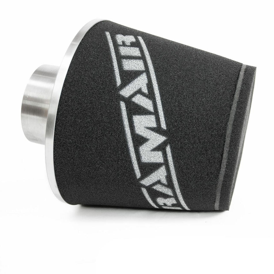 Ramair JS-090-SL 90mm OD Neck Silver Large Aluminium Base Cone Filter