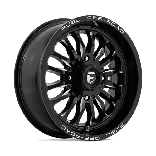 Fuel ARC UTV UTV 18x7 ET13 4x137 GLOSS BLACK MILLED