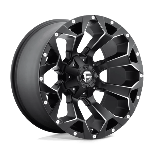 Fuel ASSAULT 1PC 17x8.5 ET25 5x108, 5x127 MATTE BLACK MILLED