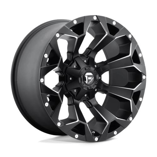 Fuel ASSAULT 1PC 20x9 ET35 5x114.3, 5x120 MATTE BLACK MILLED