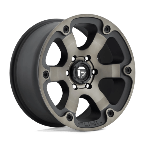 Fuel BEAST 1PC 20x9 ET1 5x127 MATTE BLACK DOUBLE DARK TINT