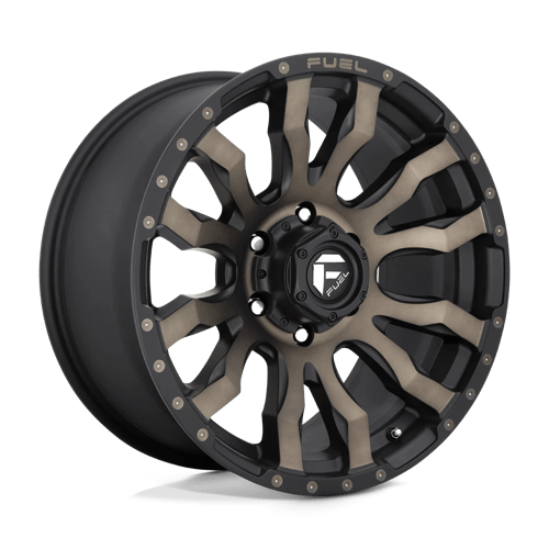 Fuel BLITZ 1PC 17x9 ET1 5x127 MATTE BLACK DOUBLE DARK TINT