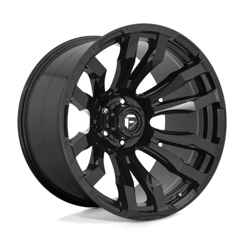 Fuel BLITZ 1PC 17x9 ET1 5x127 GLOSS BLACK