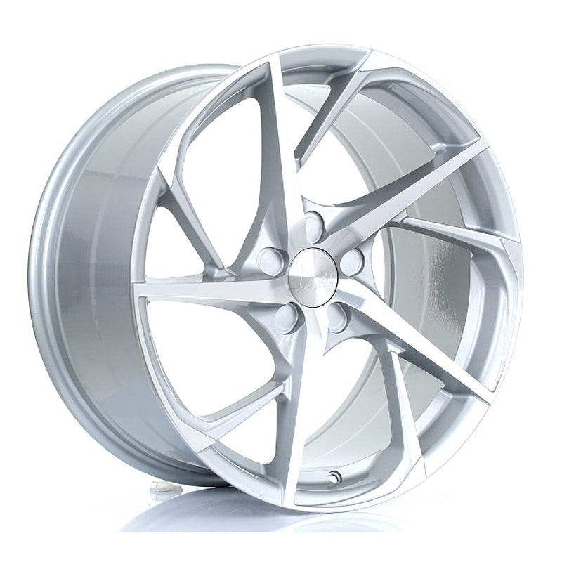 BOLA B18 19x9.5 ET25-45 5x105 SILVER POLISHED FACE