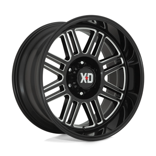 XD CAGE 20x9 ET18 6x139.7 GLOSS BLACK MILLED