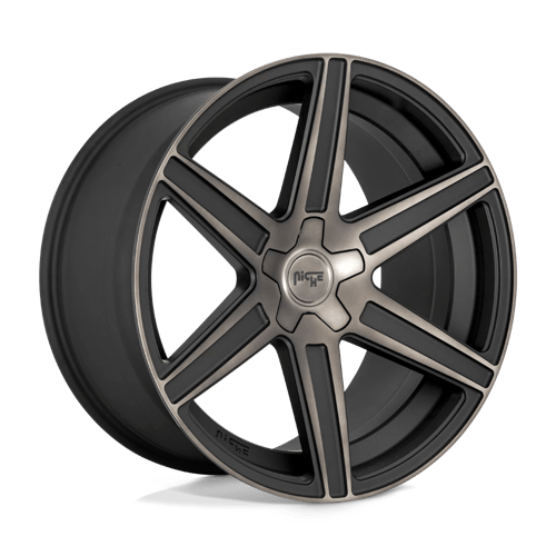 Niche CARINA 1PC 20x10.5 ET40 5x114.3 MATTE MACHINED DOUBLE DARK TINT