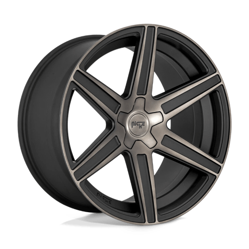 Niche CARINA 1PC 20x9 ET35 5x114.3 MATTE MACHINED DOUBLE DARK TINT