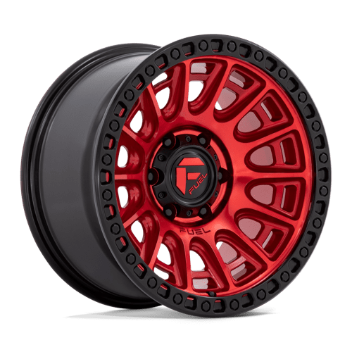 Fuel CYCLE 1PC 17x9 ET1 5x127 CANDY RED W/ BLACK RING