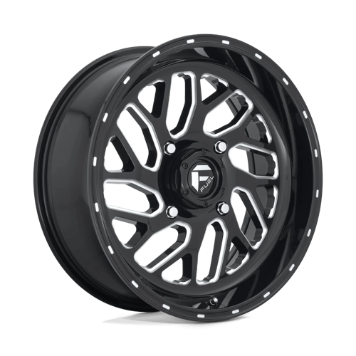 Fuel TRITON UTV 18x7 ET13 4x156 GLOSS BLACK MILLED