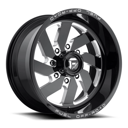 Fuel TURBO 1PC 20x9 ET20 8x180 GLOSS BLACK MILLED