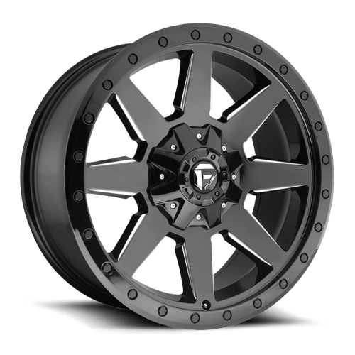 Fuel WILDCAT 1PC 20x9 ET1 6x135, 6x139.7 GLOSS BLACK MILLED