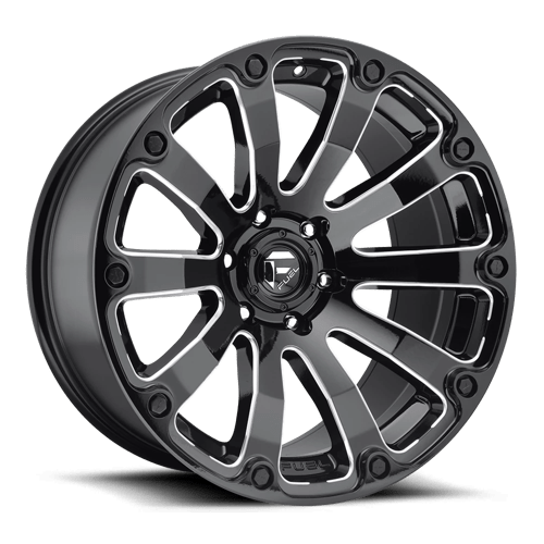 Fuel DIESEL 1PC 20x9 ET1 5x127 GLOSS BLACK MILLED