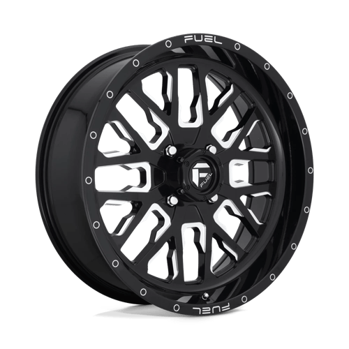 Fuel STROKE UTV 20x7 ET13 4x137 GLOSS BLACK MILLED