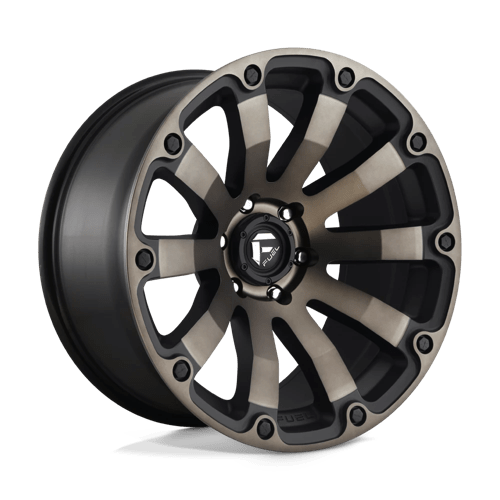 Fuel DIESEL 1PC 20x9 ET1 6x139.7 MATTE BLACK DOUBLE DARK TINT