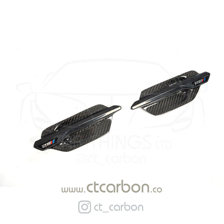 BMW M2 / M2C F87 CARBON FIBRE SIDE VENTS - CT Carbon