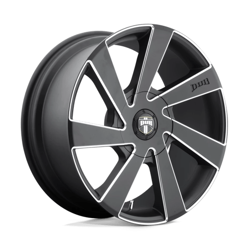 DUB DIRECTA 1PC 20x8.5 ET35 5x114.3, 5x120 MATTE BLACK MILLED