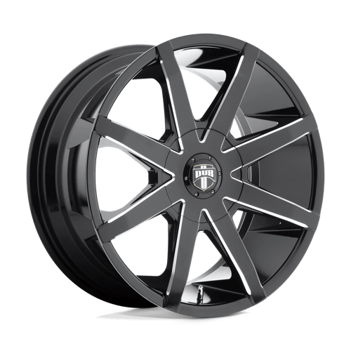 DUB PUSH 1PC 20x8.5 ET30 BLANK GLOSS BLACK MILLED
