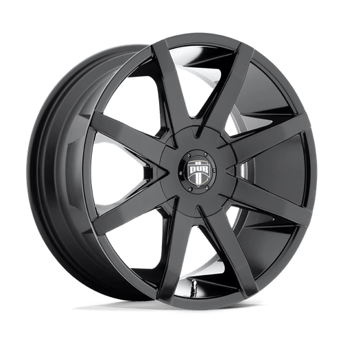 DUB PUSH 1PC 22x9.5 ET35 BLANK GLOSS BLACK