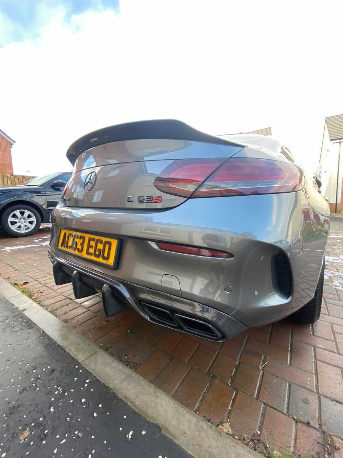 MERCEDES W205 C63 & C63 COUPE 2DR CARBON DIFFUSER - OEM+ CT STYLE - CT Carbon