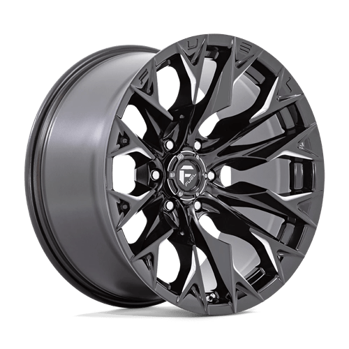 Fuel FLAME 1PC 20x9 ET1 5x127 GLOSS BLACK MILLED