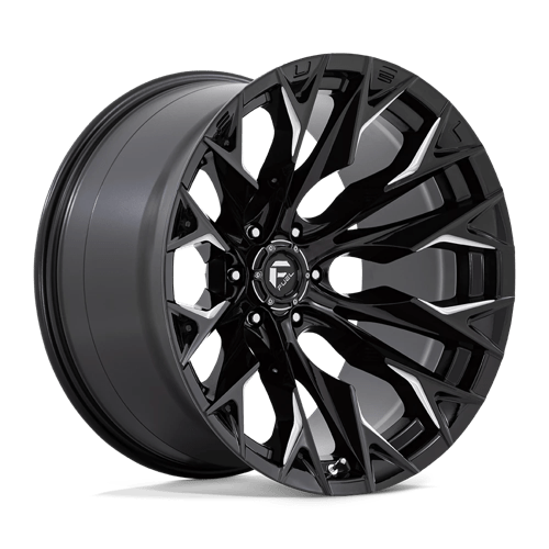 Fuel FLAME 1PC 22x12 ET-44 6x135 GLOSS BLACK MILLED