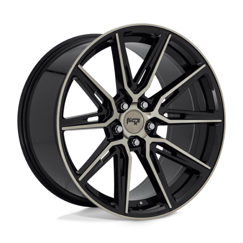 Niche GEMELLO 1PC 20x10.5 ET40 5x114.3 GLOSS MACHINED DOUBLE DARK TINT