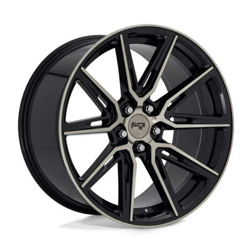 Niche GEMELLO 1PC 20x9 ET35 5x120 GLOSS MACHINED DOUBLE DARK TINT