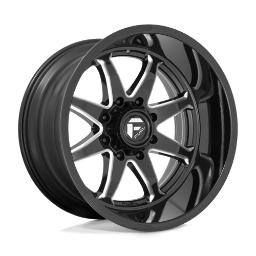 Fuel HAMMER 1PC 20x9 ET1 6x139.7 GLOSS BLACK MILLED
