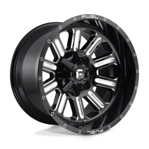 Fuel HARDLINE 1PC 20x9 ET20 5x127, 5x139.7 GLOSS BLACK MILLED