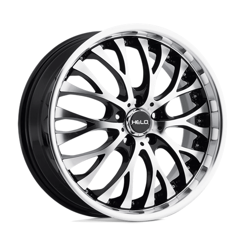 Helo HE890 20x8.5 ET35 5x112 GLOSS BLACK W/ MACHINED FACE