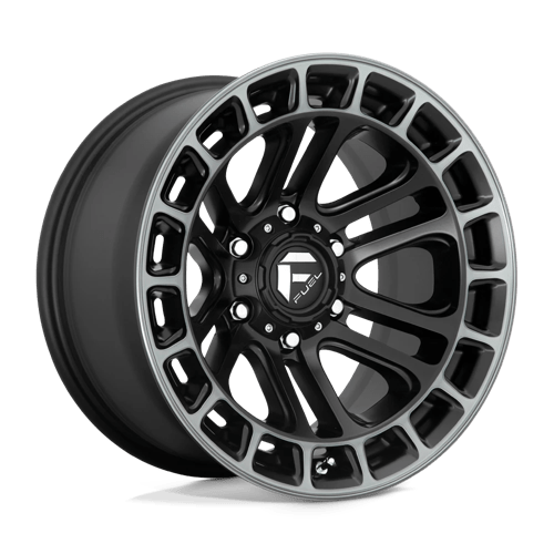 Fuel HEATER 1PC 20x10 ET-18 6x139.7 MATTE BLACK DOUBLE DARK TINT MACHINED