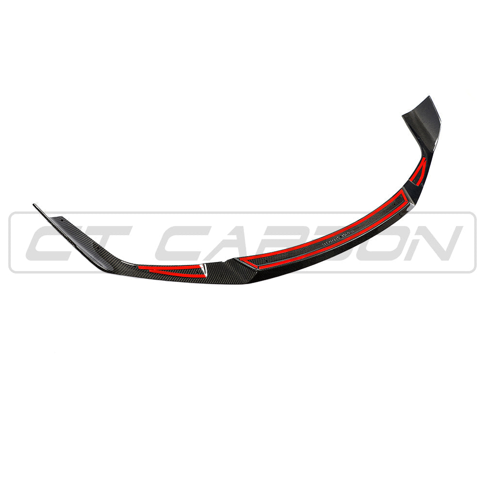 BMW M2C F87 CARBON FIBRE SPLITTER - MP STYLE - CT Carbon