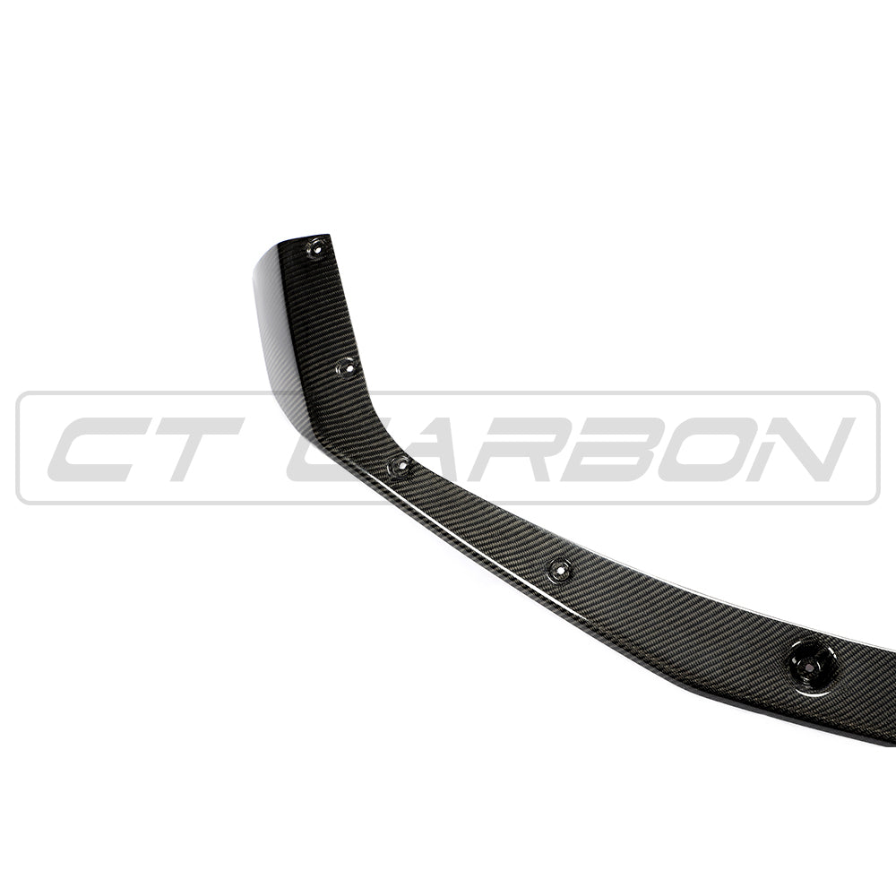 BMW M2C F87 CARBON FIBRE SPLITTER - MP STYLE - CT Carbon