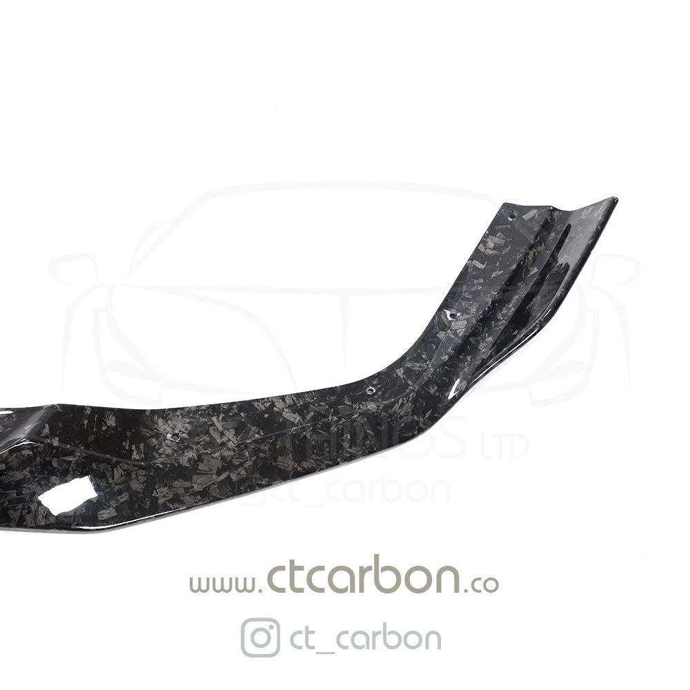 BMW M2C F87 FORGED CARBON FIBRE SPLITTER - CS STYLE - CT Carbon