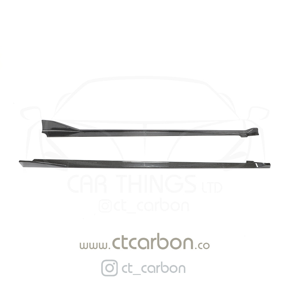 TOYOTA SUPRA A90 CARBON FIBRE SIDE SKIRTS - CT CARBON - CT Carbon