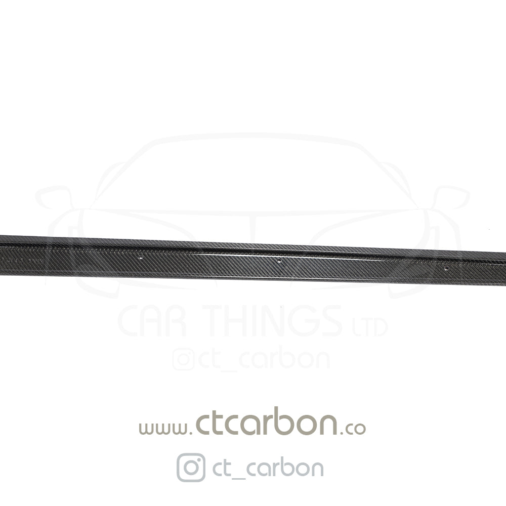 TOYOTA SUPRA A90 CARBON FIBRE SIDE SKIRTS - CT CARBON - CT Carbon