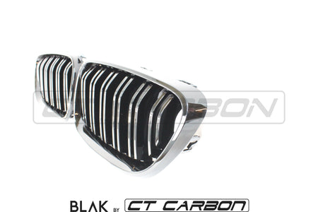 BMW M2 F87 & F22 2 SERIES DOUBLE SLAT BLACK GRILLS - BLAK BY CT CARBON - CT Carbon