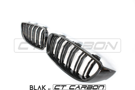 BMW M3 F80 DOUBLE SLAT BLACK GRILL - BLAK BY CT CARBON - CT Carbon